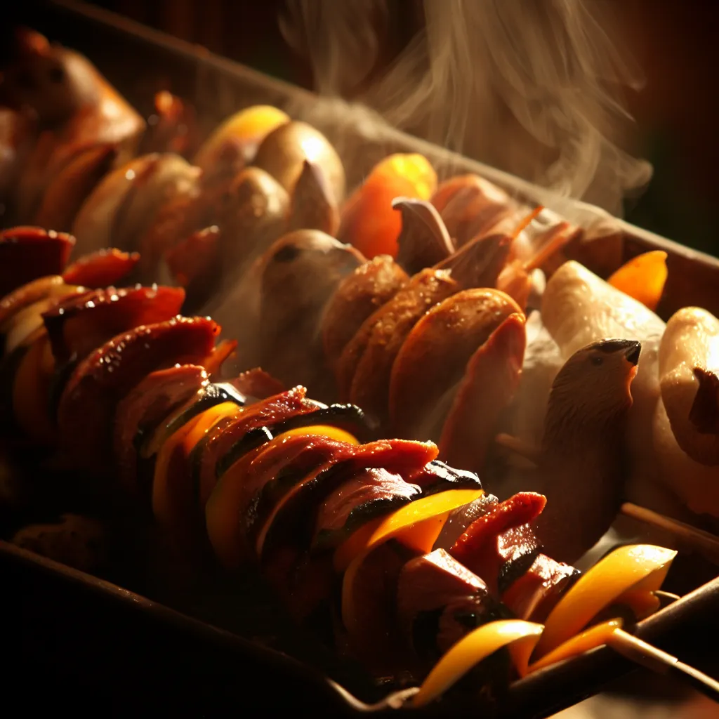 [SQ2242381] Duck Breast Kabab with Orange Marmalade glaze