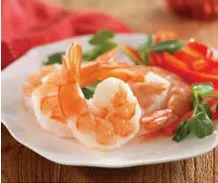 [SQ1697790] Large Cooked Black Tiger Shrimp 16/20 