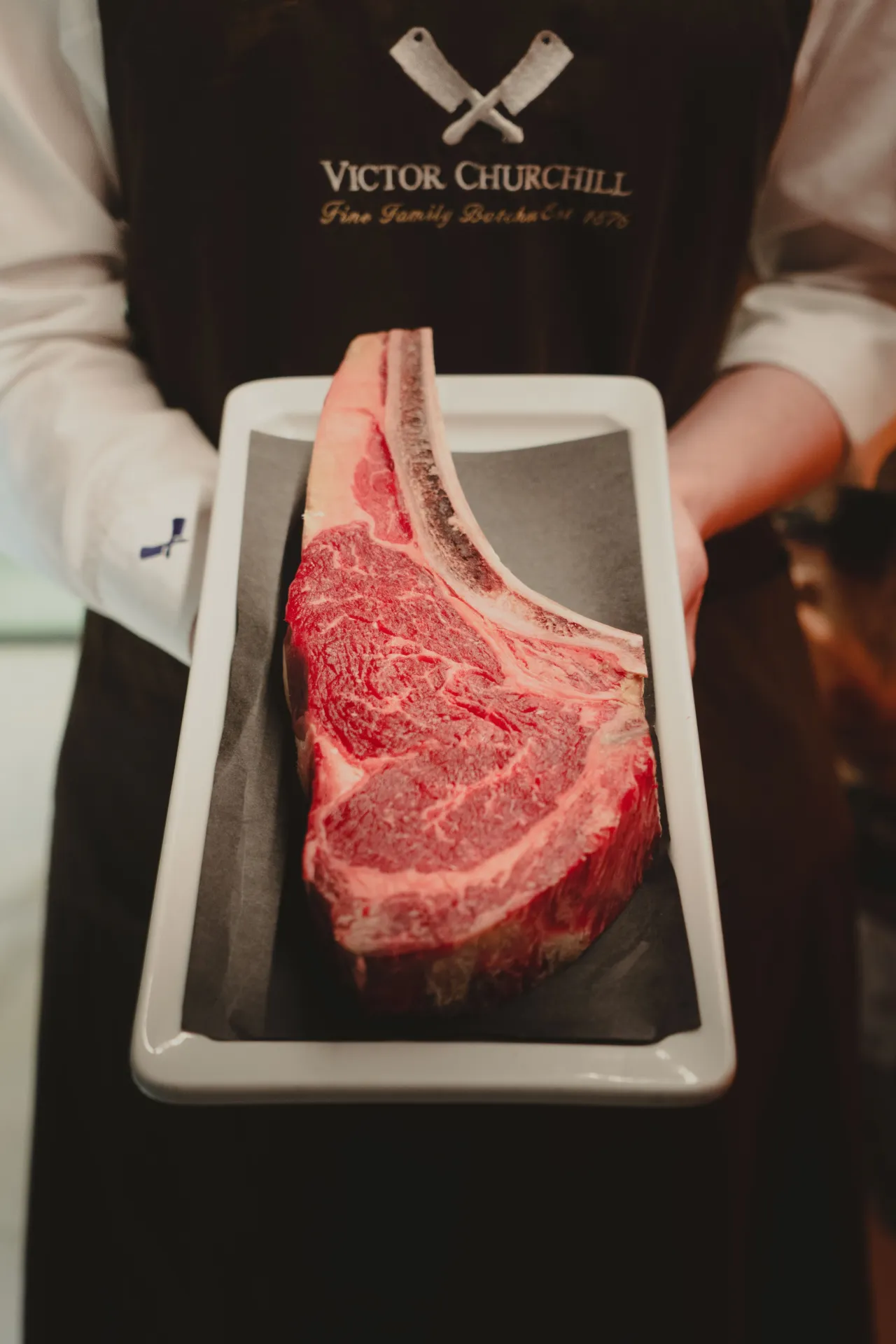 [SQ5616119] Signature Prime Angus AAA+ Bone in Rib Steak 16 oz