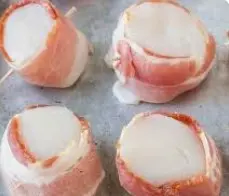 Bacon wrapped Scallops 20-30 